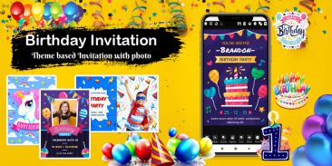 Invitation maker 2021 Birthday & Wedding card Free screenshot 3