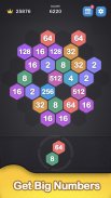 2048 Hexagon-Number Merge Game screenshot 3