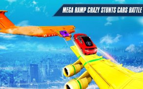 Jet Cars Stunts GT Racing Flying Car Racing Games screenshot 9