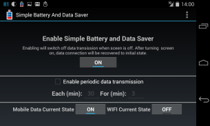 Simple Battery and Data Saver screenshot 2