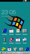 Windroid tema for windows 95 PC Computer Launcher screenshot 1