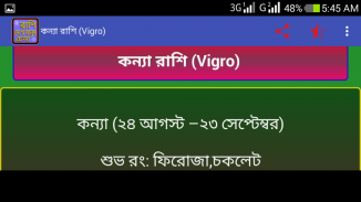 রাশির বৈশিষ্ট ও রাশিফল screenshot 1