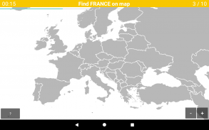 Викторина Карта Европы - Стран screenshot 2