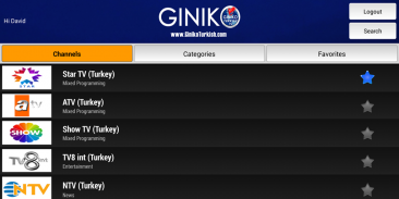 Giniko Turkish TV - Live & DVR screenshot 0