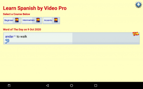 Apprenez l'espagnol en vidéo Pro screenshot 10