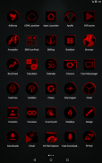 Black and Red Icon Pack v3.3 (Free) screenshot 9