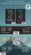 CLAW Weather App Clock Widget screenshot 4