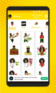 AfroMoji: African Afro Emoji Stickers Black screenshot 2