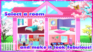 🏡 Girly House Decorating Game screenshot 0