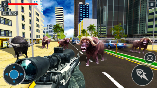 Angry Bull Attack: Bull Fight Shooting screenshot 5