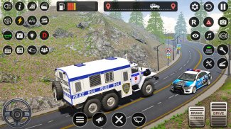US American Police Truck Games screenshot 1