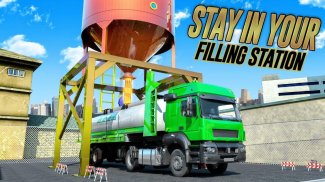 Oil Tanker Flying Truck Games screenshot 1