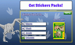 STICKER de Diamantes DINOSAURIOS (15 Stickers )