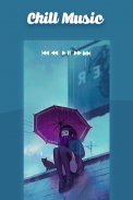 Chill Music and LoFi Rain - Relax Rain Animation screenshot 1