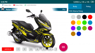 Modifikasi cat, skotlet & stiker motor pcx screenshot 2