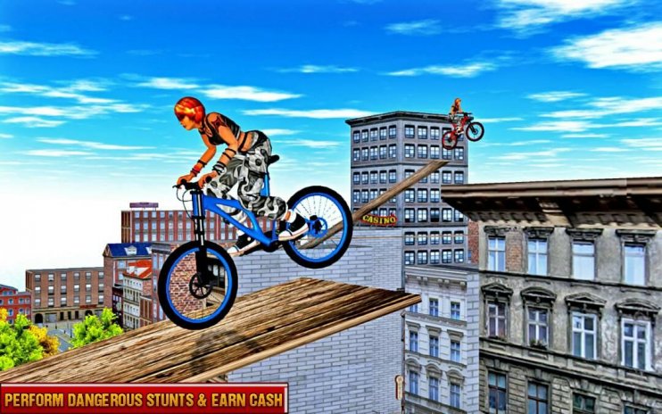 bmx bike simulator stunt roblox impossible games ever tracks cycle android gameplay