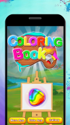 libro para colorear y dibujar frutas - niños Juego screenshot 4