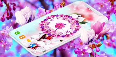 Flower Clocks Wallpapers