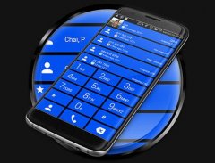 Dialer theme Cards Cobalt screenshot 7