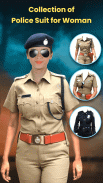 Woman Police Suit Photo Editor screenshot 0