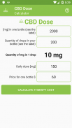 CBD Oil Dose Calculator screenshot 0