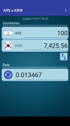 Arg. Peso x South Korean Won screenshot 1