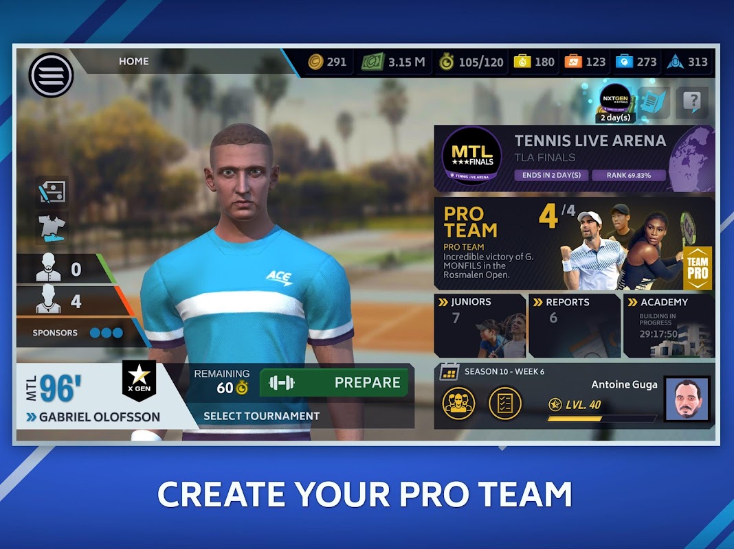 Tennis Manager 2020 — мобильная — турнир профи - Загрузить APK для Android  | Aptoide