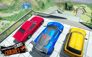 Car Crash Beam  Drive Sim: Death Stairs Jump Down screenshot 5