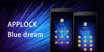 Tema del sogno blu per AppLock screenshot 3