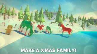 Unicorn Christmas Simulator Family Happy New Year screenshot 0