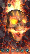Real3d: Fire Skull live wallpaper screenshot 6