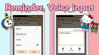 Catatan : Hello Kitty Memo Pad screenshot 2