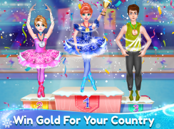 Ice Ballerina Dancing Battle: Dress Up Games screenshot 0
