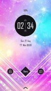 (FREE) Galaxy Theme GO Locker screenshot 1