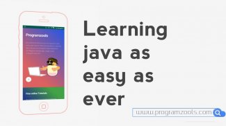 Programzools - Learn Java, Android, HTML, CSS, PHP screenshot 2
