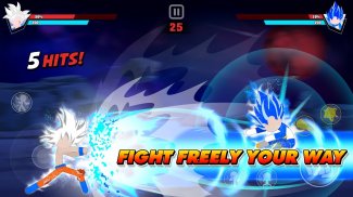 Stickman Battle Fight: 传奇龙战士 screenshot 8
