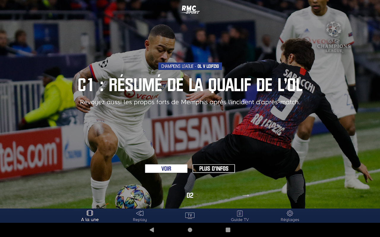 RMC Sport para Android - Baixe o APK na Uptodown