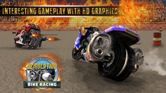 Demolition Derby Bike Racing & Crash Stunts War screenshot 1