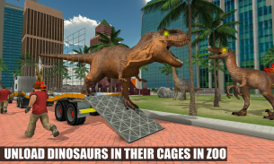 Off-Road Jurassic Zoo World Dino Transport Truck screenshot 6