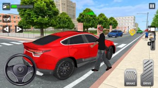 Şehirde Araba ve Taksi Sürme Simülasyon Oyunu 2020 screenshot 14