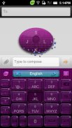 GO Keyboard Elegant lover them screenshot 3