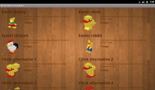 Brick Easter examples screenshot 6