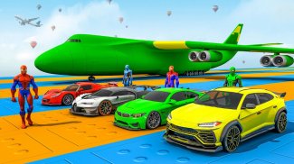 Superhero Car Games: Mega Ramp screenshot 10