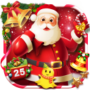 Joyful 3D Red Christmas Theme Icon