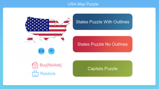 USA Map Puzzle Game screenshot 0