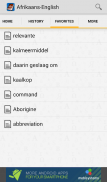 Afrikaans<>English Dictionary screenshot 3