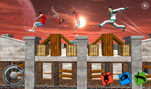 Freestyle Rooftop Parkour Run screenshot 1