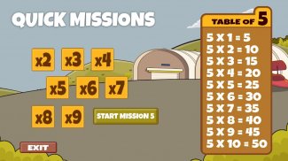 ACES OF THE MULTIPLICATION. Times tables. screenshot 4