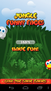 Jungle Funny Faces Free screenshot 0