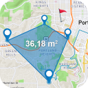 Geo Area Calculator - Land Area Measurement Icon